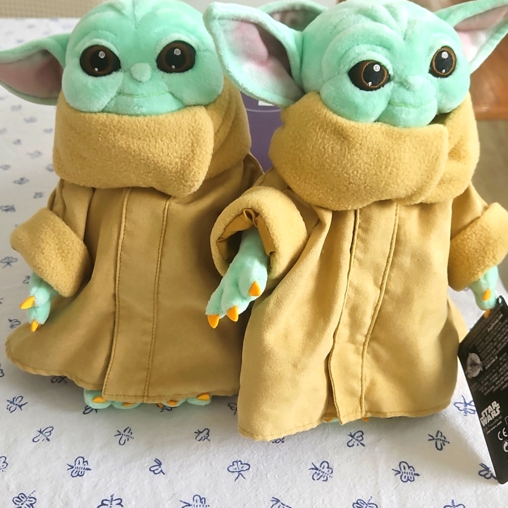 2 Baby Yoda Plushies